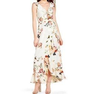 Leith Ruffle Wrap Maxi Dress Garden Party SIZE M